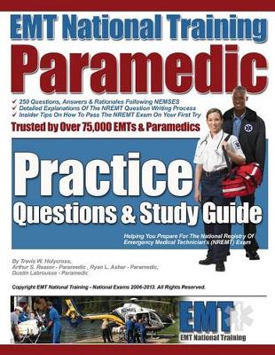 Book cover for EMT National Training Paramedic Practice Questions & Study Guide