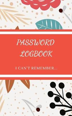 Book cover for Password Logbook