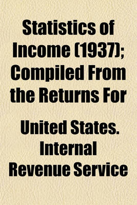 Book cover for Statistics of Income (1937); Compiled from the Returns for