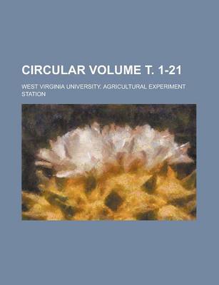 Book cover for Circular Volume . 1-21