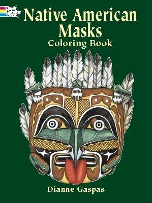 Book cover for Native American Masks Coloring Book