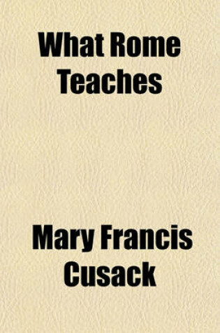 Cover of What Rome Teaches