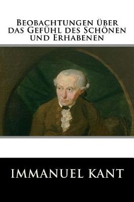 Book cover for Beobachtungen  ber das Gef hl des Sch nen und Erhabenen