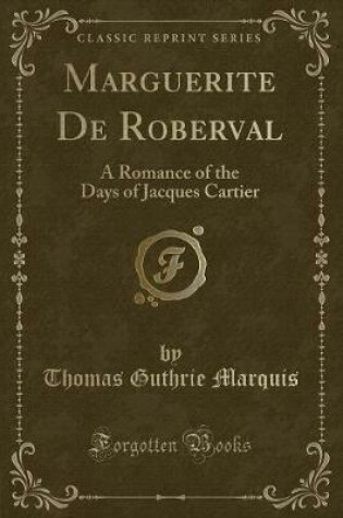 Cover of Marguerite de Roberval