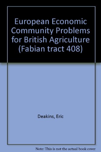 Book cover for European Economic Community Problems for British Agriculture