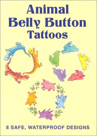 Book cover for Animal Belly Button Tattoos