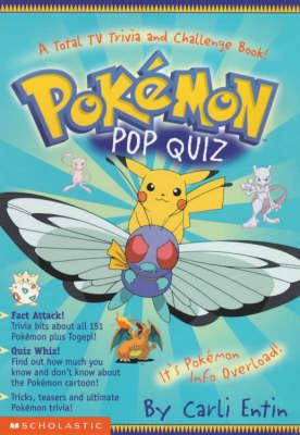 Book cover for Pokemon Pop Quiz