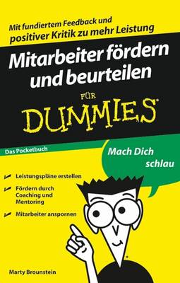 Book cover for Mitarbeiter fördern und beurteilen für Dummies Das Pocketbuch