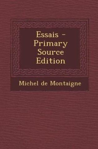 Cover of Essais