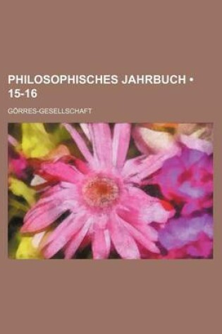 Cover of Philosophisches Jahrbuch (15-16)