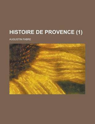 Book cover for Histoire de Provence (1)