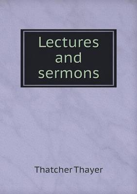 Book cover for Lectures and sermons