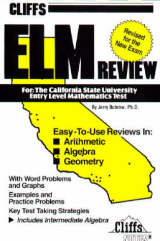 Cover of Entry Level Mathematics Test Review