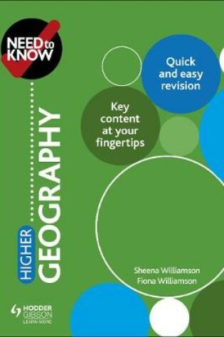 Cover of Need to Know: Higher Geography