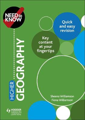 Book cover for Need to Know: Higher Geography