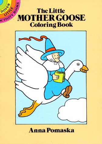 Book cover for The Little Mother Goose Colouring Book