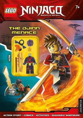 Book cover for The Djinn Menace (Activity Book with Minifigure)