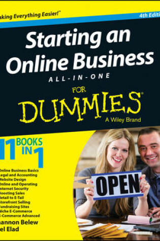 Cover of Starting an Online Business All-In-One for Dummies, 4th Edition