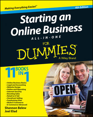 Book cover for Starting an Online Business All-In-One for Dummies, 4th Edition