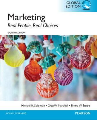 Book cover for Marketing: Real People, Real Choices, OLP with eText, Global Edition