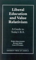 Book cover for Liberal Education and Value Relativism