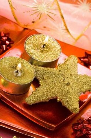 Cover of Christmas Star and Candles with Gold Glitter