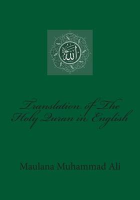 Book cover for Translation of The Holy Quran in English
