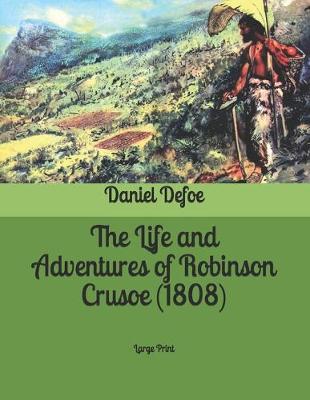 Book cover for The Life and Adventures of Robinson Crusoe (1808)