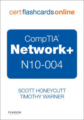 Book cover for CompTIA Network+ N10-004 Cert Flash Cards Online