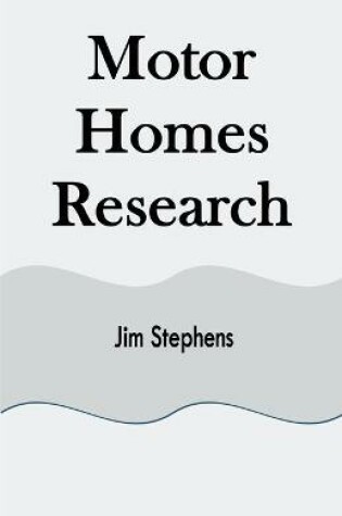 Cover of Motor Homes Research