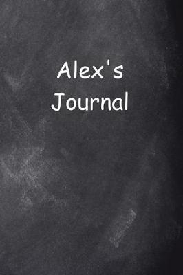 Book cover for Alex Personalized Name Journal Custom Name Gift Idea Alex