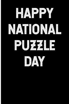 Book cover for Happy National Puzzle Day