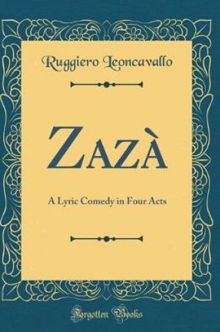 Cover of Zazà