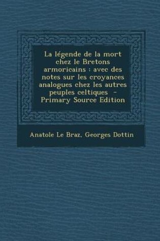 Cover of La Legende de La Mort Chez Le Bretons Armoricains