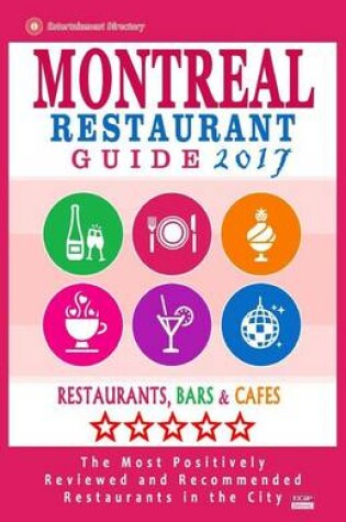 Cover of Montreal Restaurant Guide 2017
