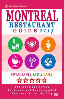Book cover for Montreal Restaurant Guide 2017