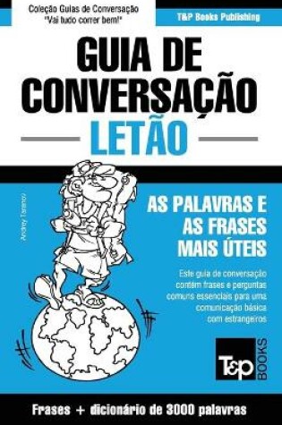 Cover of Guia de Conversacao Portugues-Letao e vocabulario tematico 3000 palavras