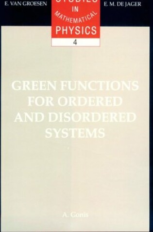 Cover of Green Functions for Ordered and Disordered Systems