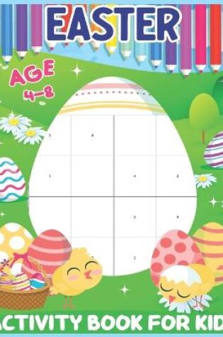 Cover of Easter Activity Book For Kids Ages 4-8