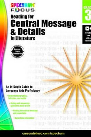 Cover of Spectrum Reading for Central Message and Details in Literature
