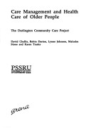 Cover of Care Management and Health Care of Older People