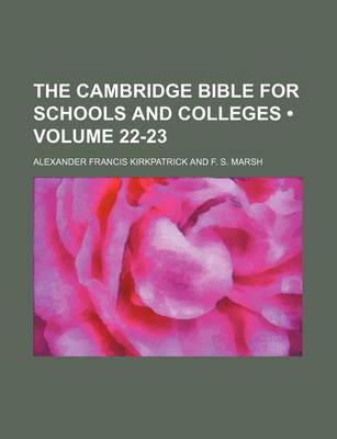 Book cover for The Cambridge Bible for Schools and Colleges (Volume 22-23)