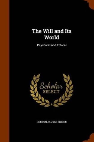 Cover of The Will and Its World