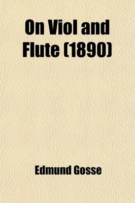 Book cover for On Viol and Flute