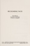 Book cover for Recognising Faces