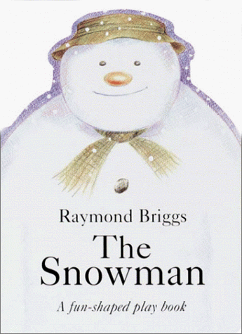 Book cover for The Snowman Shaped Board Book