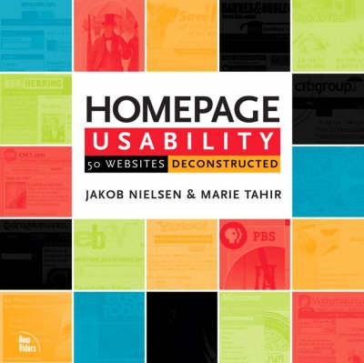 Book cover for Homepage Usability