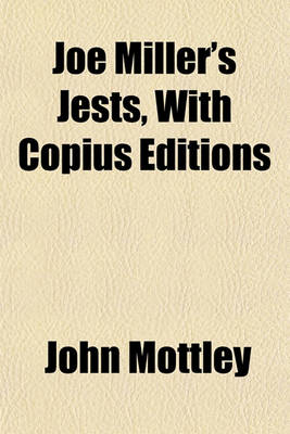 Book cover for Joe Miller's Jests, with Copius Editions