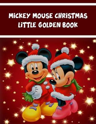 Book cover for Mickey Mouse Christmas Little Golden Book