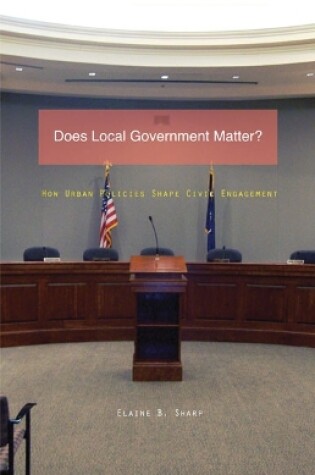 Cover of Does Local Government Matter?